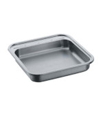 Spring USA 374-66/23 - Insert, for buffet server, 6 quart, rectangular, stainless steel