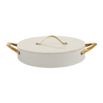 Spring USA 8756-2-28 - Induction Chafer Casserole Dish, 4 qt.,  11