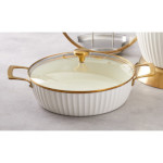 Spring USA 8856-2-28 - Buffet Chafer Dish, 4 qt, white