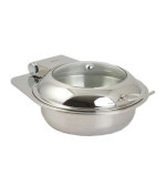 Spring USA 2172-6/30 - Mini-Induction Server, 4-1/2 qt. round, cover with clear view top