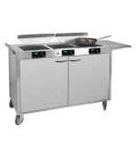 Spring USA ICS348-26 - Induction Mobile Cooking Station, (3) 2600w Induction ranges (SM-261R)
