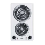 Summit CCE225WH - Radiant Cooktop, electric, two-burner, 11.13