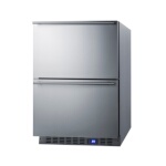 Summit FF642D - All-Refrigerator, two drawers,automatic defrost