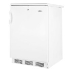 Summit FF6LW7 - Undercounter Refrigerator, 5.5 cu. ft., White Exterior