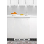 Summit FF6LWBI7 - Undercounter Refrigerator, 5.5 cu. ft., White Exterior