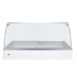 Summit NOVAGDC35KIT - Sneeze Guard Kit, curved glass front, glass sides, brushed aluminum work surface