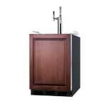 Summit SBC58BLBIADAIFCMTWIN - Nitro/Cold Brew Dispenser, 24
