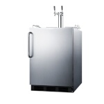 Summit SBC58BLBICSSADA - Draft Beer Cooler, 24