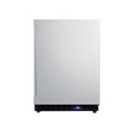 Summit SCFF53BSS - All-Freezer, built-in or freestanding, 4.7 cu.ft.
