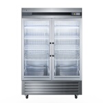 Summit SCR49SSG - Refrigerator, two-section, 56