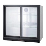 Summit SCR700BCSS - Beverage Merchandiser, two-section, freestanding