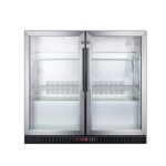 Summit SCR7012DB - Beverage Merchandiser, two-section, freestanding