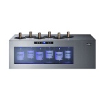 Summit STC6 - Wine Chiller, thermoelectric, holds up to 6 large wine bottles upright