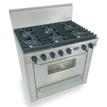 (Discontinued) Summit TTN3117BW - Gas Range, 36
