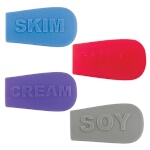 Service Ideas 10-00209-VAR4 - Content Indicator Sock Variety Pack, silicone