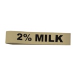 Service Ideas FB2MILK - Flavorband Label, 