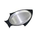 Service Ideas FP1BLAC - Fish Platter, complete set, 14-1/4