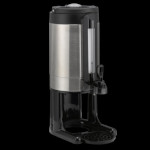 Service Ideas GIU15GV3 - Thermal Container, 1.5 gallon, vacuum Insulated, brushed stainless & black