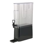 Service Ideas ITSLC35GBLINF - , Tea Urn Tea Dispenser with Infuser Tube, 3.5 gallon, black