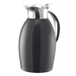 Service Ideas NIC10BSBL - Vacuum Insulated Carafe, 1-liter, flip-top lid, radiant black