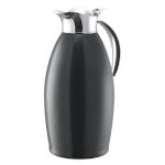 Service Ideas NIC15BSBL - Vacuum Insulated Carafe, 1.5-liter, flip-top lid, radiant black