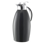 Service Ideas NIC15BSPBBL - Vacuum Insulated Carafe, 1.5-liter, push button lid, radiant black
