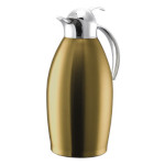 Service Ideas NIC15BSPBVG - Vacuum Insulated Carafe, 1.5-liter, push button lid, vintage gold