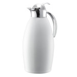 Service Ideas NIC15BSPBWH - Vacuum Insulated Carafe, 1.5-liter, push button lid, radiant white
