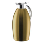 Service Ideas NIC15BSVG - Vacuum Insulated Carafe, 1.5-liter, flip-top lid, vintage gold