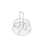 Service Ideas STOH4 - Condiment Caddy, (4) compartment, stainless steel