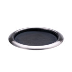 Service Ideas TR119RIRG - Serving Tray, round, removable insert, rose gold