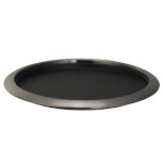 Service Ideas TR1412RIDT - Serving Tray, round, removable insert, dark tungsten