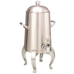 Service Ideas URN15VBSRG - Vacuum Insulated Urn, 1.5 gallon, regal legs, domed lid, brushed stainless