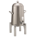 Service Ideas URN15VBSRN - Vacuum Insulated Urn, 1.5 gallon, round legs, domed Lid, brushed stainless