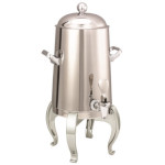 Service Ideas URN15VPSRG - Vacuum Insulated Urn, 1.5 gallon, regal legs, domed lid, polished stainless