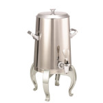 Service Ideas URN15VPSRGFL - Vacuum Insulated Urn, 1.5 gallon, regal legs, flat lid, polished stainless