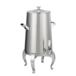 Service Ideas URN30VBSRGCL - Vacuum Insulated Urn, 3 gallon, regal legs, classic lid, brushed stainless