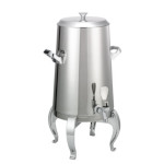 Service Ideas URN30VPSRGFL - Vacuum Insulated Urn, 3 gallon, regal legs, flat lid, polished stainless
