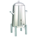 Service Ideas URN30VPSRN - Vacuum Insulated Urn, 3 gallon, round legs, domed Lid, polished stainless