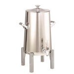 Service Ideas URN30VPSRNCL - Vacuum Insulated Urn, 3 gallon, round legs, classic lid, polished stainless