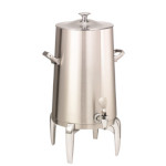 Service Ideas URN50VBSMDCL - Vacuum Insulated Urn, 5 gallon, modern legs, classic lid, brushed stainless