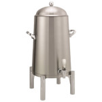 Service Ideas URN50VBSRN - Vacuum Insulated Urn, 5 gallon, round legs, domed Lid, brushed stainless