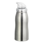 Service Ideas VV07SSLG - Versa Vacuum Insulated Bottle, 0.7 liter, large lid, brushed stainless