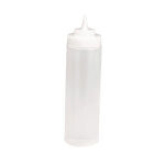 TableCraft 11253C - Squeeze Bottle, 12 oz., 53mm opening, clear