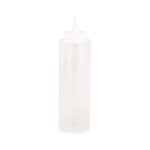TableCraft 112C - Squeeze Bottle, 12 oz., 38mm opening, clear