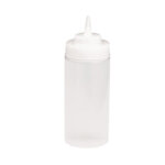TableCraft 11663C - Squeeze Bottle, 16 oz., 63mm opening, clear