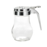 TableCraft 406CP - Dispenser, 6 oz., teardrop glass, chrome plated ABS top
