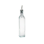 TableCraft 916 - Cruet Bottle, 16 oz., square, green tinted glass bottle