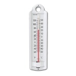 Taylor Precision 5135N - Wall Thermometer, -60° to 120°F range, large face (Case of 6)