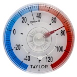 Taylor Precision 5321N - Window Thermometer, 3-1/2